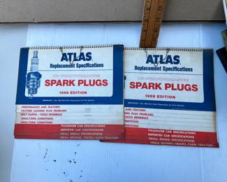 Atlas Spark Plugs 1969 Edition $8.00 for both 