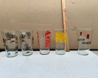 5 Misc Glasses $10.00