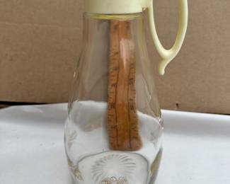 Log Cabin Gold Eagle Syrup Pitcher $6.00