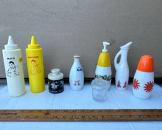 Condiment serving pieces $28.00