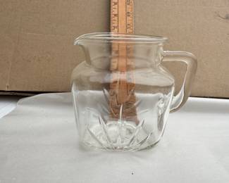 Federal Glass Pitcher $5.00