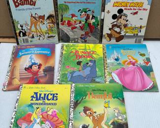 8 Disney Golden Books $8.00