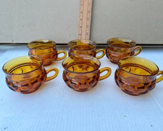 Amber Lunch Set (plates in next photo) $10.00 