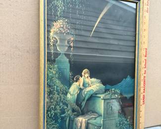 Framed Print boy and girl $40.00