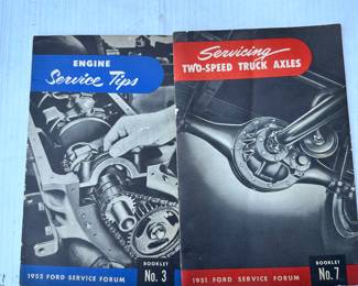 1951 and 1952 Ford Service Forum booklets $10.00 for both 