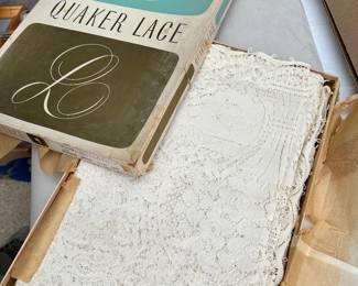 Quacker Lace Tablecloth 70X90 $20.00