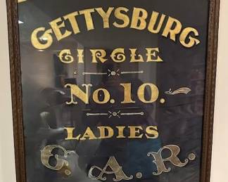 Silk parade banner, ca. 1890