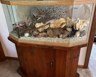 50 galon aquarium with stand.