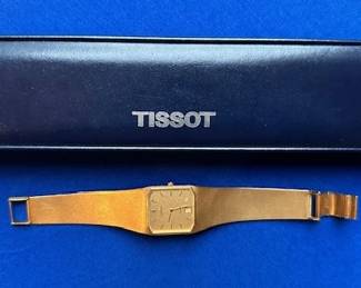 18k gold Men's Tissot watch