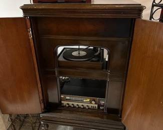 Antique music console