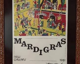 Vintage Madi Gras, New Orleans, 1981.