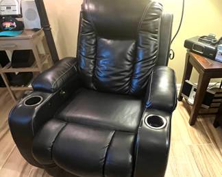 Leather Electric Recliner 