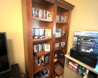 Bookcases - CD’s- DVD’s - VHS…..