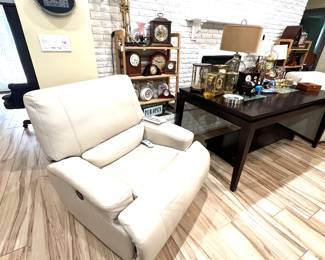 Leather Electric Lift Recliner 