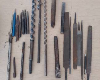 punches, chisels and files