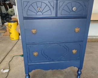 Blue Chest of Drawers