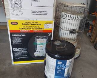 Kerosene Heater with Kerosene- half full
