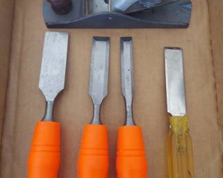 chisels and plane
