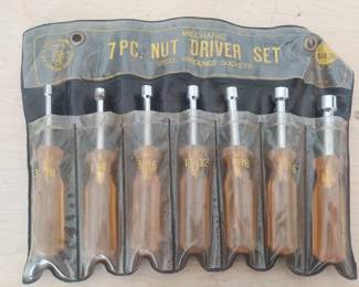 7 Pc nut driver set