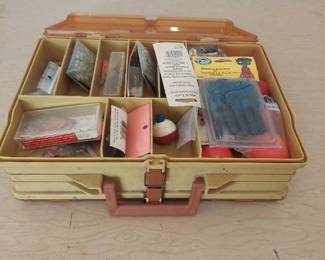 Double Sided Tackle Box with Contents