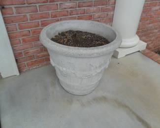 2 Cement Planters