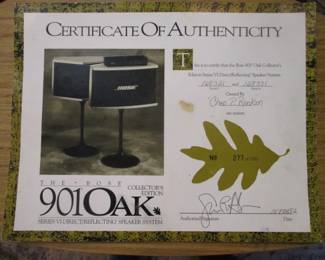 Bose "901 Series V" Oak Speakers 