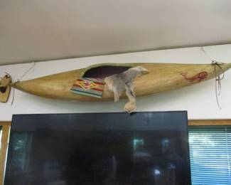 Vintage Wood Kayak