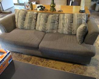 Brown Cloth Sofa