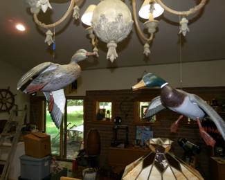 Wood Hand Painted Ducks