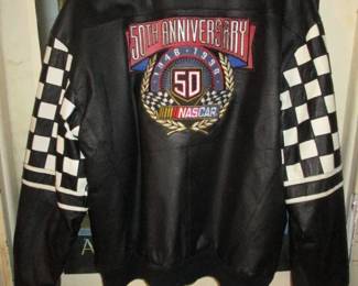 Nascar 50th Anniversary Edition Leather Jacket