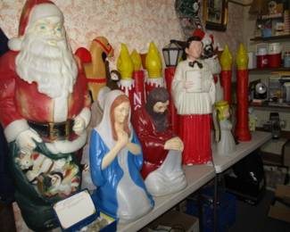 Christmas Blow Mold Decor