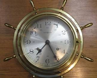 Brass Ships Clock