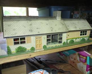 Vintage Tin Doll Houses