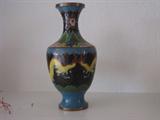 Cloisonne vase picture is not doing it justice - much prettier in person
