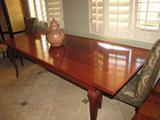 Mahogany Dining Table 8 ft in length - part of a 4 piece ensemble - sold separately