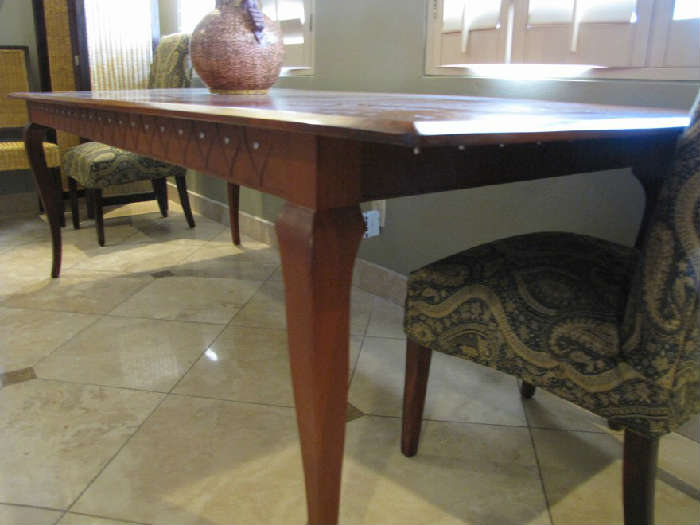 Mahogany Dining Table 8 ft in length - part of a 4 piece ensemble - sold separately