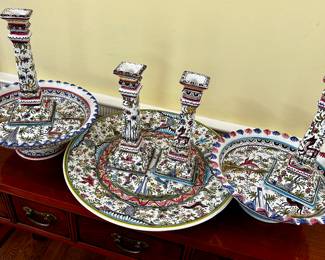 Ceramica Conimbriga Portuguese Hand-Painted Pottery