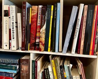 Hardback and softback art books