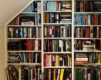 Please note that most of the books are located on the home's third floor. 