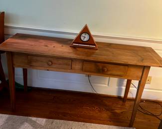 Hand crafted sofa/console table 