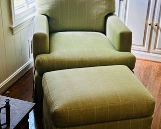 Lee industries Upholstered chair and ottoman