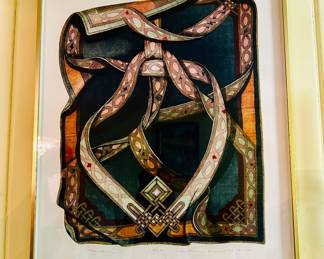 Bruce Weinberg framed lithograph