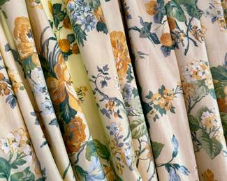Laura Ashley drapery detail