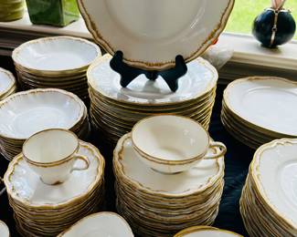 Limoges gold rimmed china