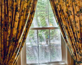 Laura Ashley Lined Panel Draperies (3 pairs available)