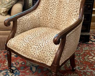 Accent chair custom in Cowtan & Tout upholstery