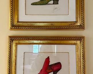 Framed Vintage Shoes