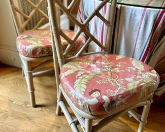 Ficks Reed Rattan Dining Chairs