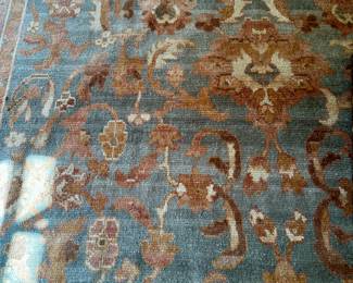 Hand woven Oushak design rug