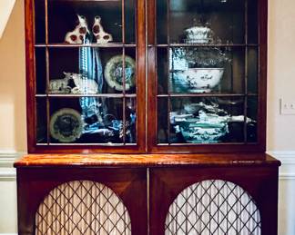 Georgian Mahogany Breakfront